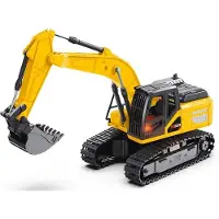MONDO 1:24 Excavator 2.4 Ghz Radio Control Geel