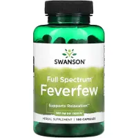 Swanson Health Feverfew, 380mg - 100 caps