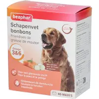 Beaphar Hondensnoepjes Schapenvet Bonbons Zalm 40 Stuks