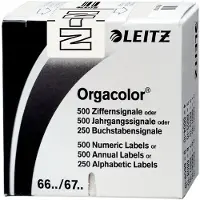 Leitz Map accessoires, Orgacolor wit