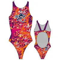 Turbo Multi Triahtlon Swimsuit Oranje 4XL Vrouw
