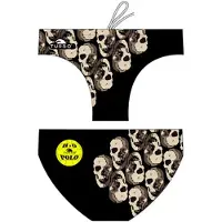 Turbo Skulls Swimming Brief Zwart 3-4 Years Jongen