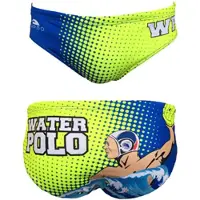Turbo New Wp Swimming Brief Groen,Blauw 4 Years Jongen