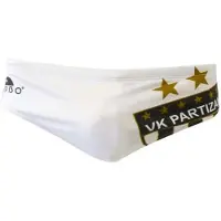 Turbo Partizan Swimming Brief Wit 12-24 Months Jongen