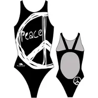 Turbo Peace Pro Resist Swimsuit Zwart M Vrouw