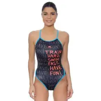 Turbo Train Swimsuit Zwart 4XL Vrouw