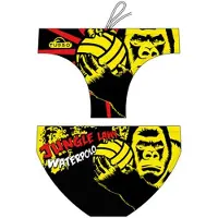 Turbo Jungle Laws Gorilla Swimming Brief Zwart 3-4 Years Jongen