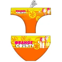 Turbo Orange Country Swimming Brief Geel,Oranje 7-8 Years Jongen