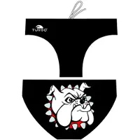 Turbo Bulldog Swimming Brief Zwart 3-4 Years Jongen