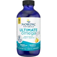 Nordic Naturals - Ultieme Omega Xtra, 3400 mg Citroen - 237 ml
