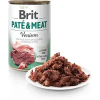 Brit Vleespaté Voor Volwassen Honden Met Hert Natvoer 6x400g