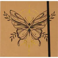 Avec Art Journal Kraft Cover - Schetsboek - Kunstboek - Aquarel papier - 30 vellen - 21 x 21cm - Aquarelpapier - Aquarel boek