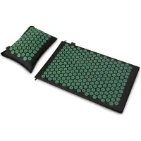 Spokey Sportmat do akupresury i Massage met Kussen Akumat Zwart-Groen