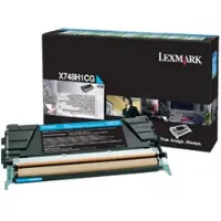 Lexmark X748H1CG Toner Cyaan Hoge capaciteit