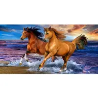 BrandMac Towel - 70 x 140 cm - Horses (110043)