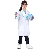 MOM I Want To Be A Scientist Junior Costume Wit 5-7 Years Kinderen