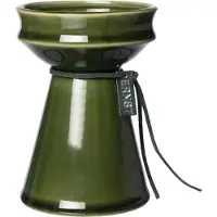 ERNST Vaas Donkergroen 12 Cm - Vazen Steengoed Green - 270763