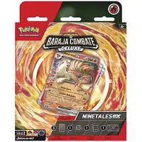 Pokemon Trading Card Game Zapdos/ninetales Ex Battle Deck Spanish Transparant Kinderen