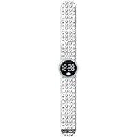 Watchitude Slap Watch Blocks Colorable Clock Zilver