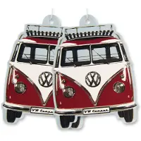 Brisa VW Collection by - Set van 2 Volkswagen luchtverfrissers met VW T1 Bulli Bus-motief (Vanille)
