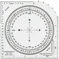 Standardgraph Kaarten kompasroos professional
