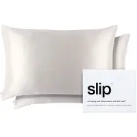Slip Pure Silk Queen Pillowcase Duo - White Kussen 2 st