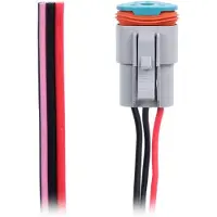 Garmin Spectra Water Resistant 3 Way Connector Power Cable Grijs