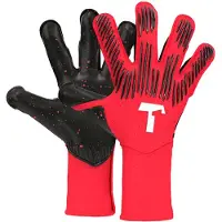 T1tan Rebel 2.0 Goalkeeper Gloves With Finger Protection Rood 10