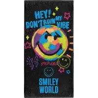Otso Smiley World Festival Towel Zwart