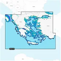 Garmin Npeu015r Aegean Sea/sea Of Marmara Navionics Platinum Nautical Charts+micro Sd/sd Card Blauw