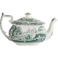 Spode Heritage Green Italian theepot Groen, 1,1 L