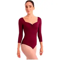 Intermezzo Dua 3/4 Sleeve Leotard Paars XL Vrouw