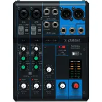 Yamaha MG06 Analoge Mixer met Gear4music Tas