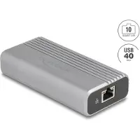 DeLOCK USB 40 Gbps USB Type-C Network Adapter 10 Gigabit LAN 1 x RJ45