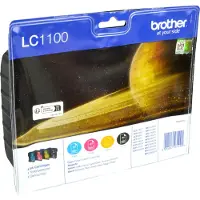 Brother Inktcartridge LC-1100VALBP 4-kleuren Multipack