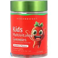 Vegan Boost Kids Multivitaminen Aardbei 60 gummies