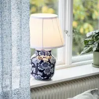 PR Home Tafellamp Fanny, blauw, Woon-/ Eetkamer, Keramiek, Modern, Tafellamp