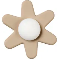 Nattou SILICONE Spinner - Bloem - 9 cm - Klei