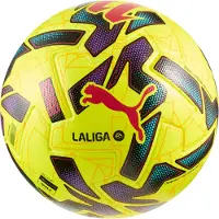 Puma Orbita LaLiga 1 voetbal (FIFA Quality Pro), Geel/Meerkleurig, Maat 5