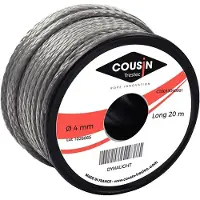 Cousin Dynalight Mini Rope 40 M Zilver 2 mm
