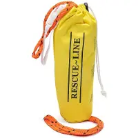 Seachoice Rescue Line Throw Bag 15.24 M Geel