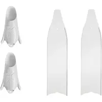 C4 Freediving Fbg 20 Umberto Pelizzari Niet-geassembleerde Freediving-vinnen
