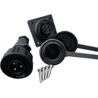 Index Marine 2 Pins Sealed Plug 10a Zilver