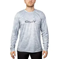 Graff Upf50 961 Cl-12 Uv Long Sleeve T-shirt Grijs XL Man