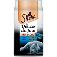 Sheba Delices Du Jour Natvoer Voor Katten Vis 12x6x50g