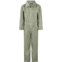 Koko Noko jumpsuit groen regular Meisjes Corduroy Opstaande kraag Effen - maat 110