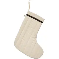 Ferm Living Kerstdecoratie Vari Quilted Christmas Stocking Natural