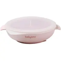 Virgel Baby Ono Roze Siliconen Bord met Zuignap & Deksel