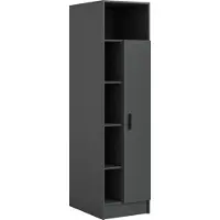 Ebuy24 Free kolomkast 1 deur, 1 plank antraciet.