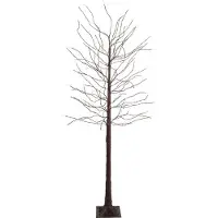Luca Lighting Kerst vloerlamp bruine boom 180cm incl. LED met timer IP44 - Ki